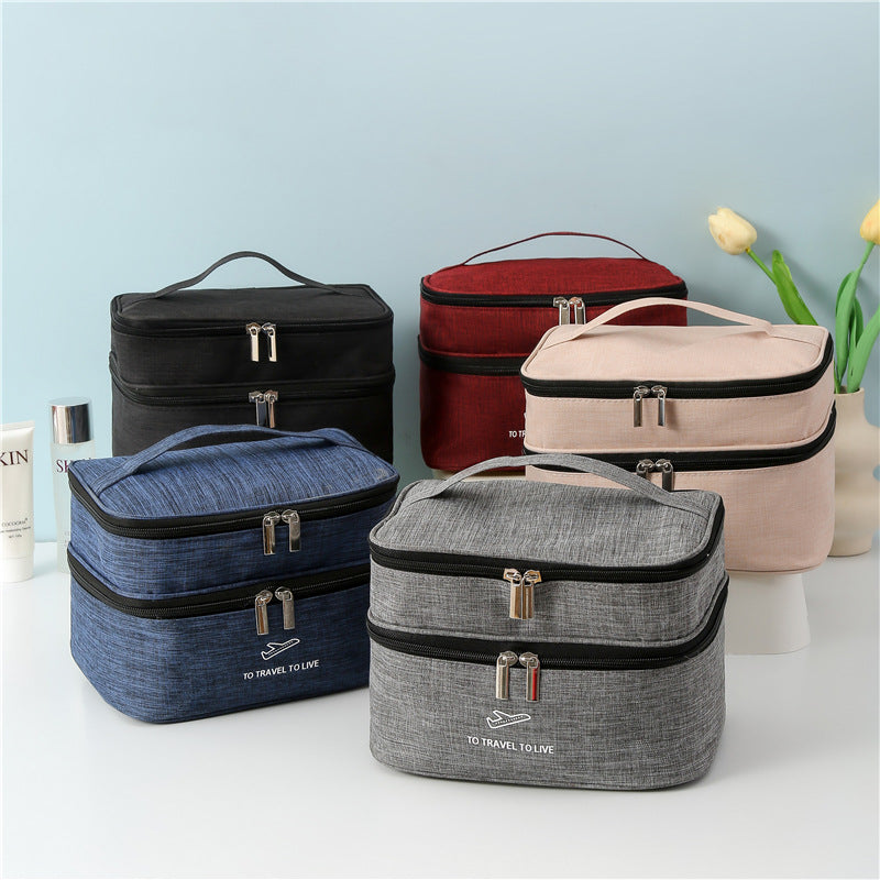 Dual-Layer Reise kosmetischeOrganizer Brehn