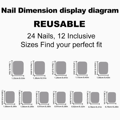Kunstnagelset mit hochwertigem, flexiblem Design Brehn