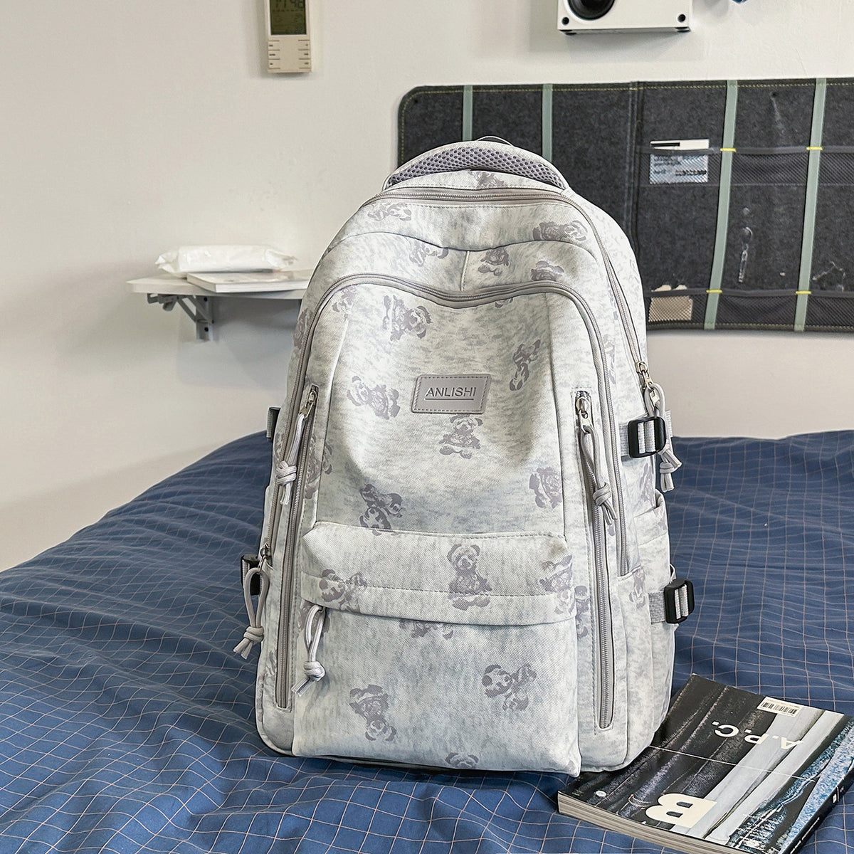Stylische Blumenmuster-Rucksack Brehn