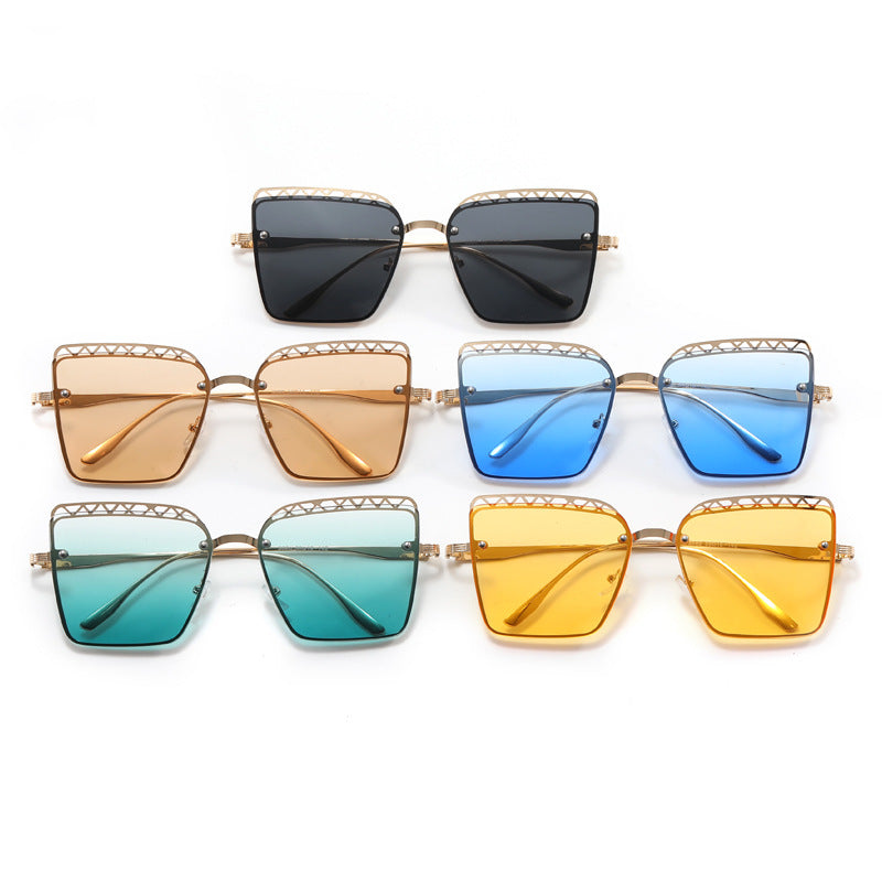Damen Designer-Sonnenbrille mit glamourösen Akzenten Brehn