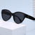 Damen Cat-Eye Sonnenbrille mit luxuriösem Leopardenmuster und charmanten Details Brehn