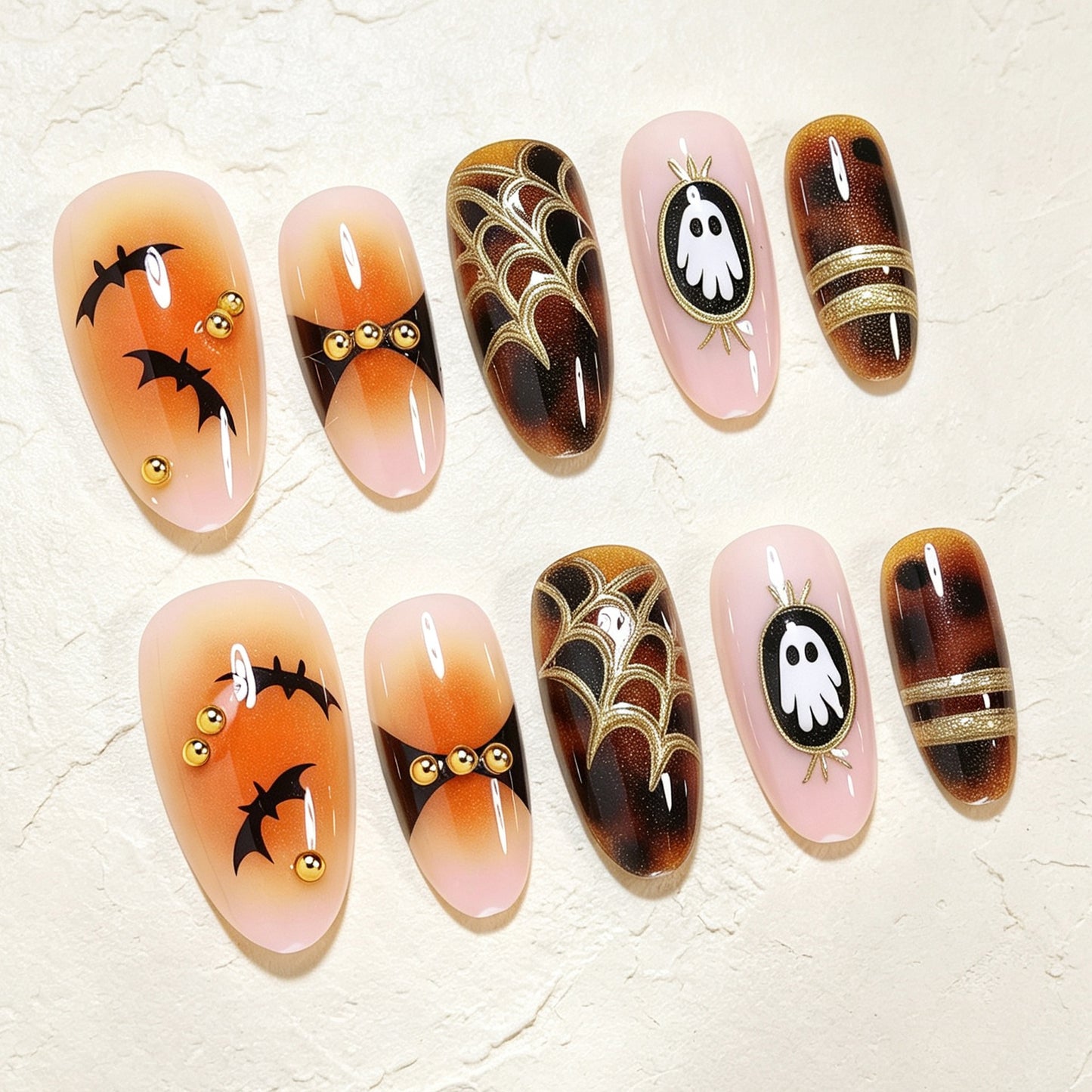 Halloween Dekorative Nagelkunst Brehn