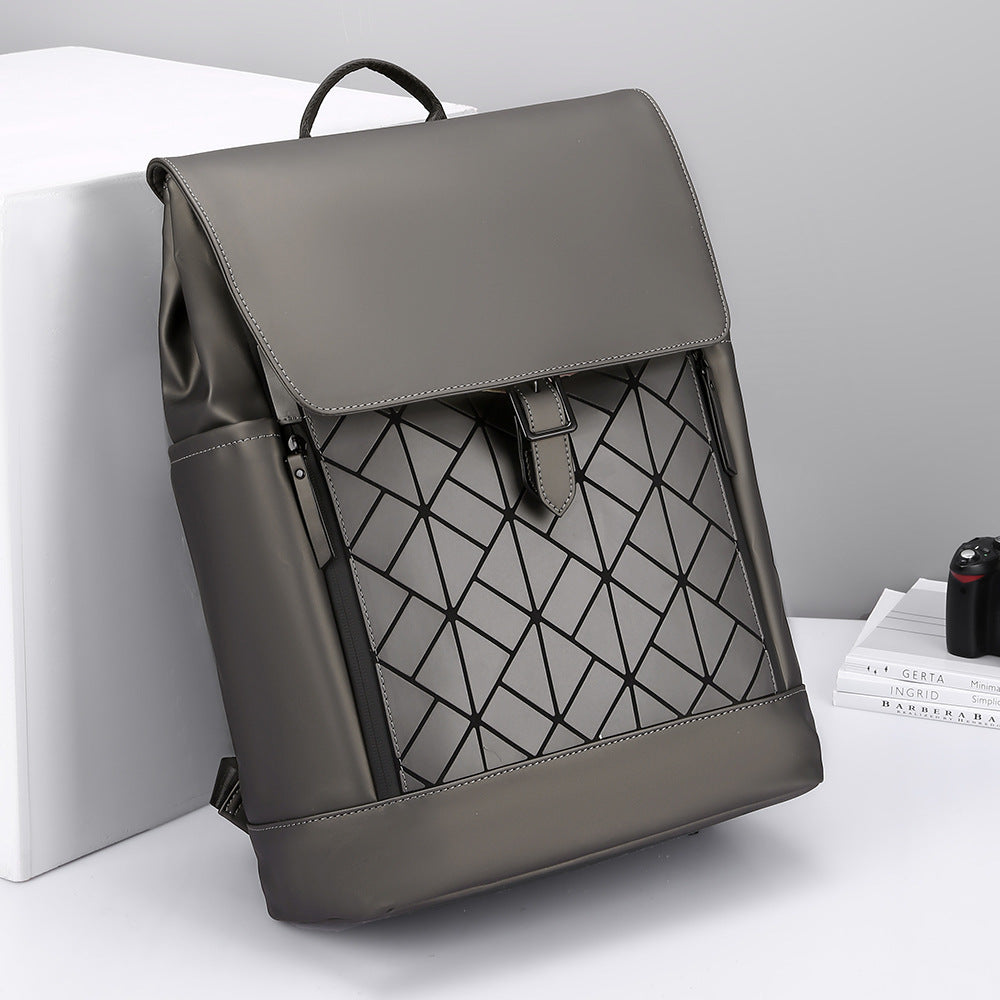 Geometrisch gemusterter Rucksack Brehn