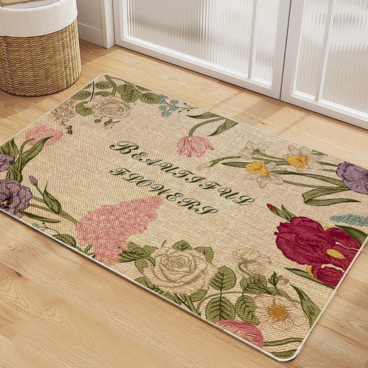 Florales inspirierendes Teppichläufer