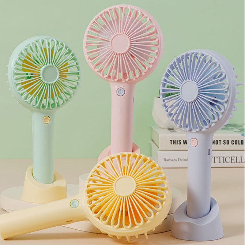 Damen tragbarer Mini Tischventilator mit LED Beleuchtung Brehn