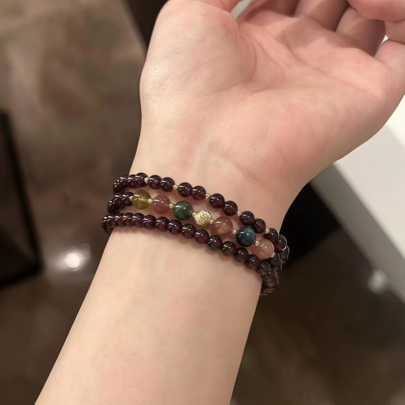 Natürliche Stein Perlenarmband Brehn