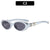 Vintage-inspirierte ovale Rahmen-Sonnenbrille
