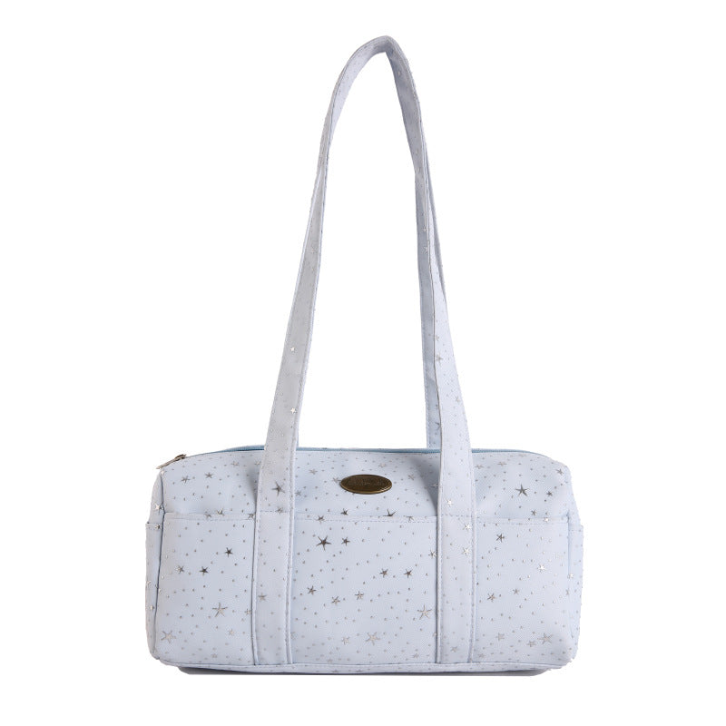 WoStylish Star-Beschmückte Schultertasche Brehn