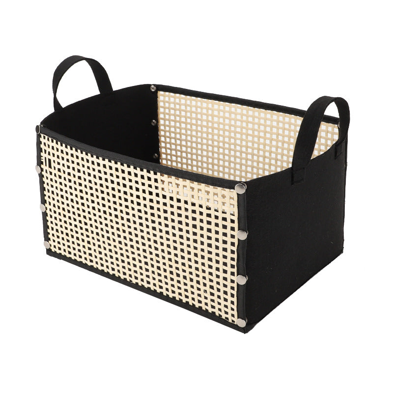 Modernes Aufbewahrungsbehälter mit Rattan-Optik Brehn