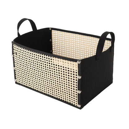 Modernes Aufbewahrungsbehälter mit Rattan-Optik Brehn