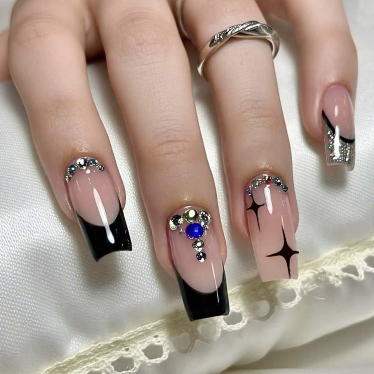 Glamoröse dekorative Acryl-Nagelkunstverlängerungen Brehn