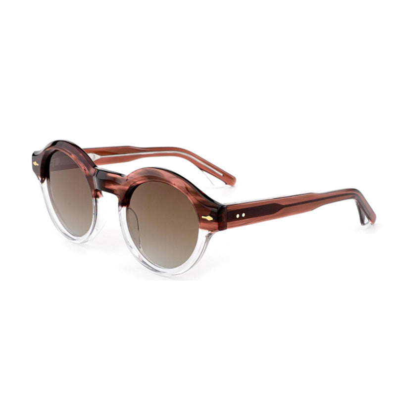 Damen Sonnenbrille im eleganten Retro-Design mit robustem Rahmen Brehn
