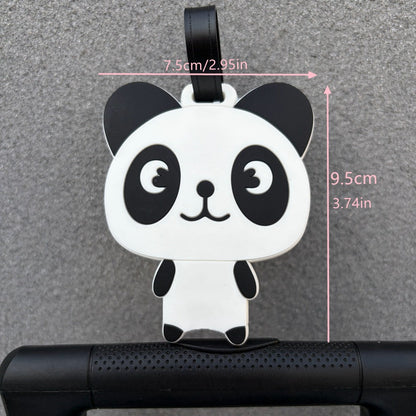 Niedlicher Panda-förmiger Gepäckanhänger Brehn