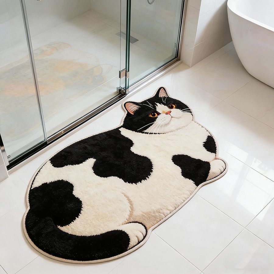 Katzenförmige Badmatte Brehn