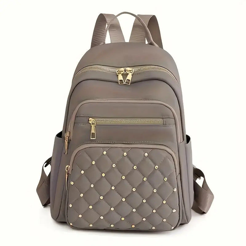 Eleganter gesteppten Multi-Taschen-Rucksack