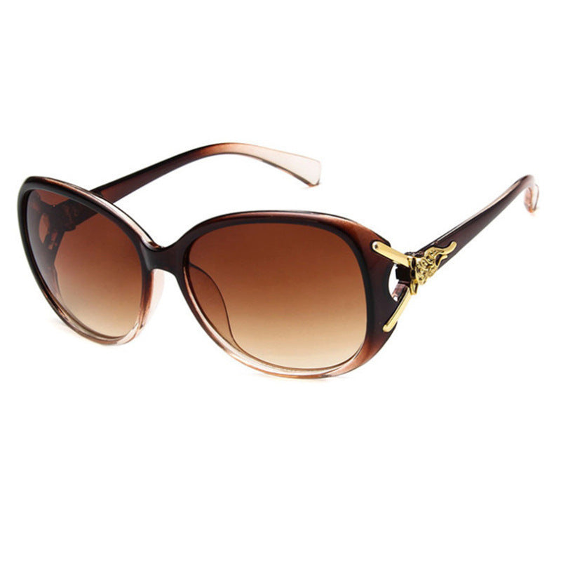 Elegante Übergroße Katzenaugen-Sonnenbrille Brehn