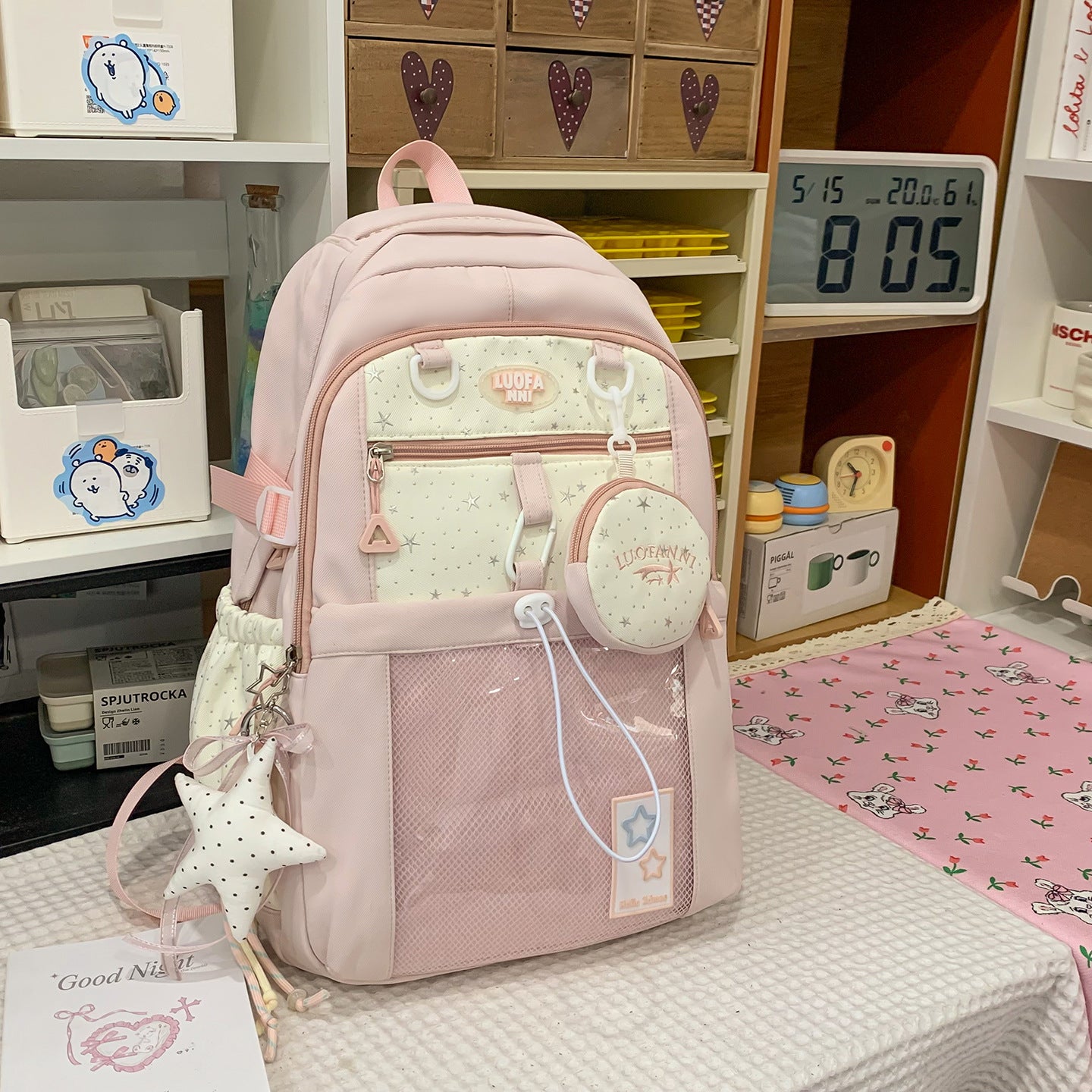 Multi-Taschen Funktionaler Schulrucksack