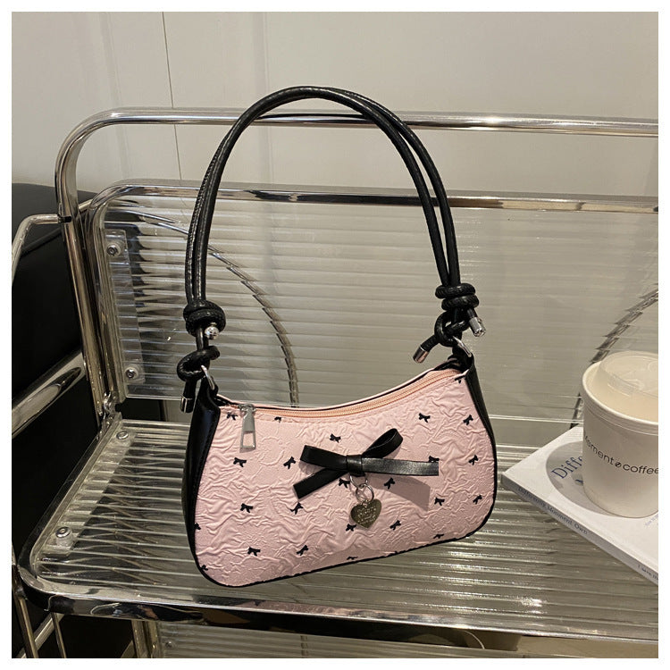 Charmante mit Schleifenverzierung Handtasche Brehn