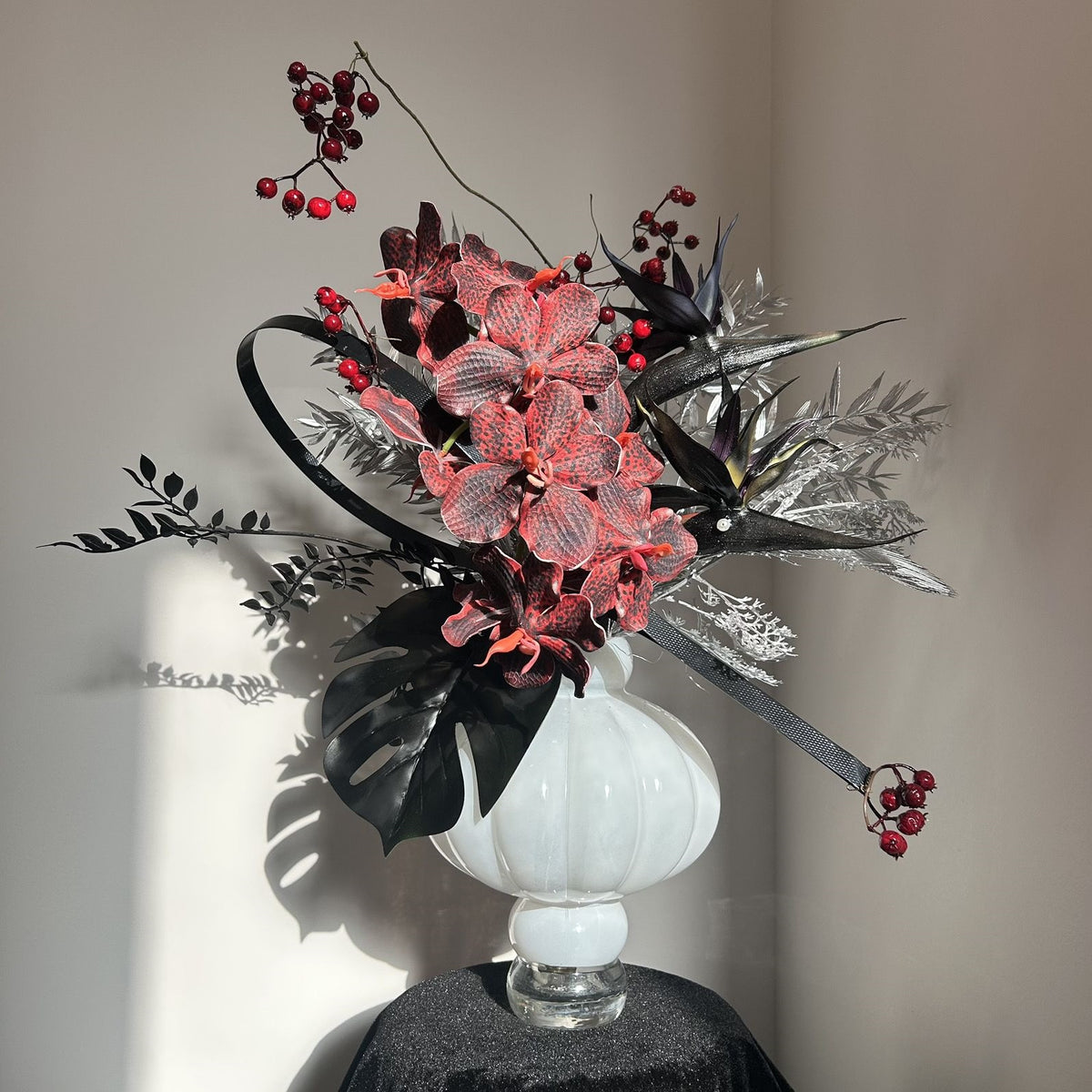 Künstlerische Blumenausstellung