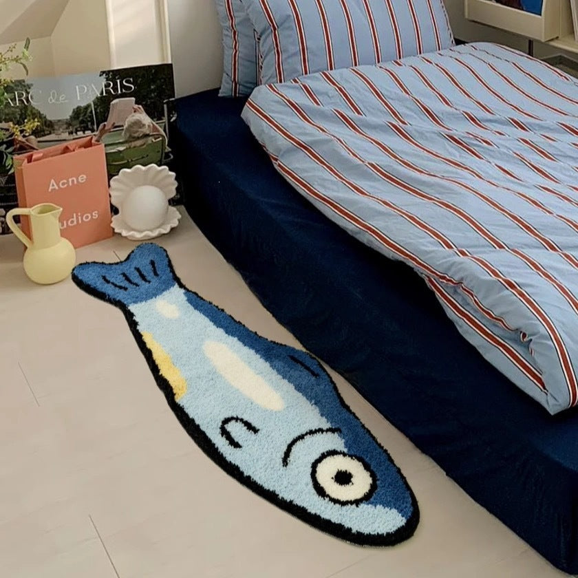 Verspielte fischförmige Badmatte Brehn