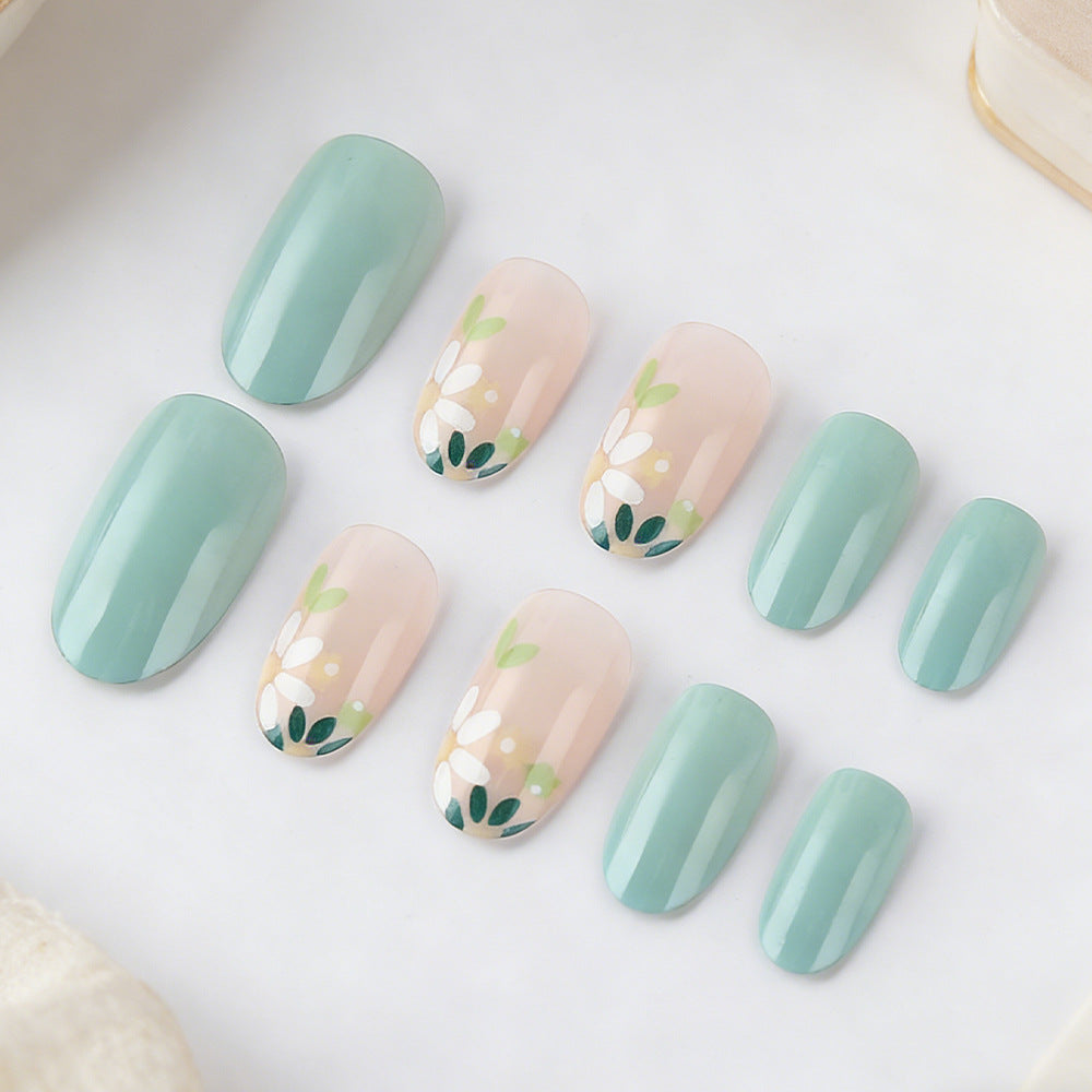 Press-On Floral Nail Art Set Brehn