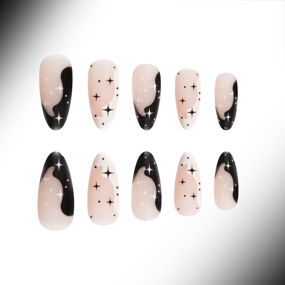 Künstlerische galaktische Nail Art zum Aufkleben Brehn