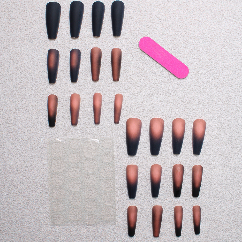 Matte Ombre Stiletto Press-On Nägel Brehn