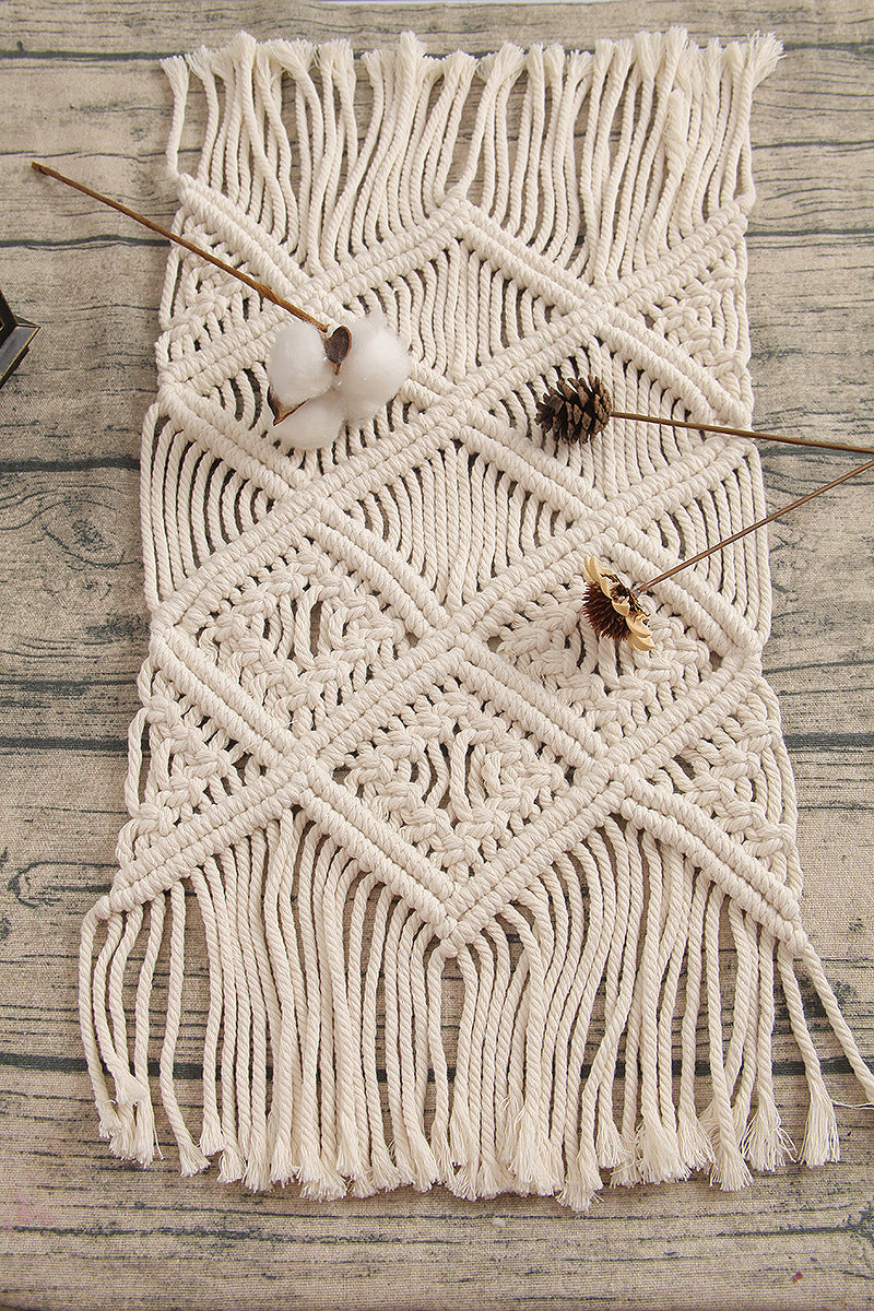 Bohemian Woven Makramee Tischläufer Brehn