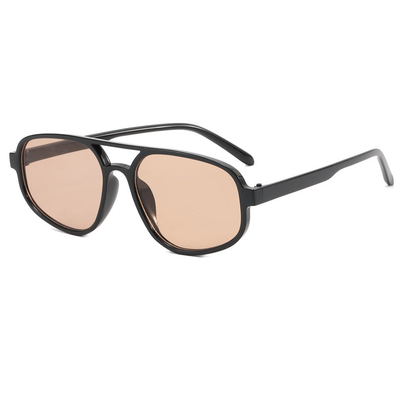Damen modische Oversized-Sonnenbrille mit trendy Rahmen Brehn