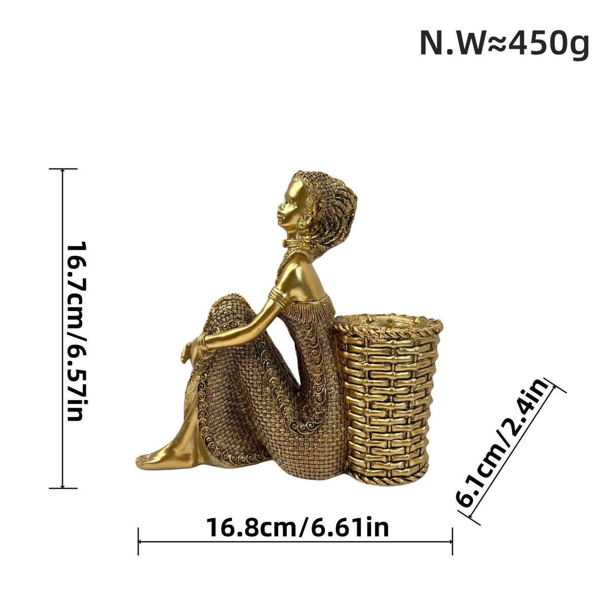 Dekorative Hirschfigur mit Glitzerdetails Brehn