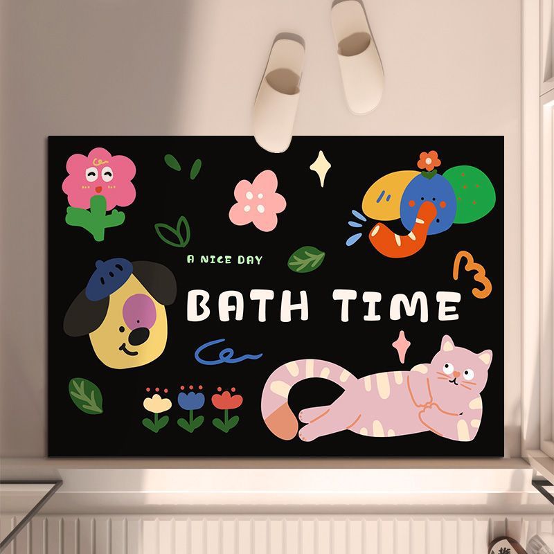 Verspielte Badematte Brehn