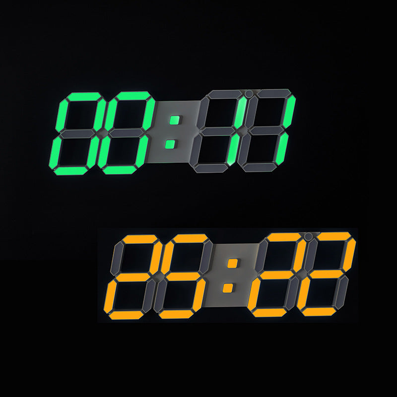 Digitale Alarmuhr mit großem Display und Farbwechsel Brehn