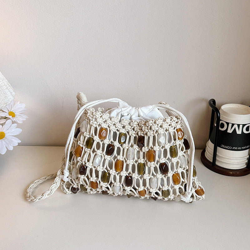 Künstlerische Gewebte Strandtasche