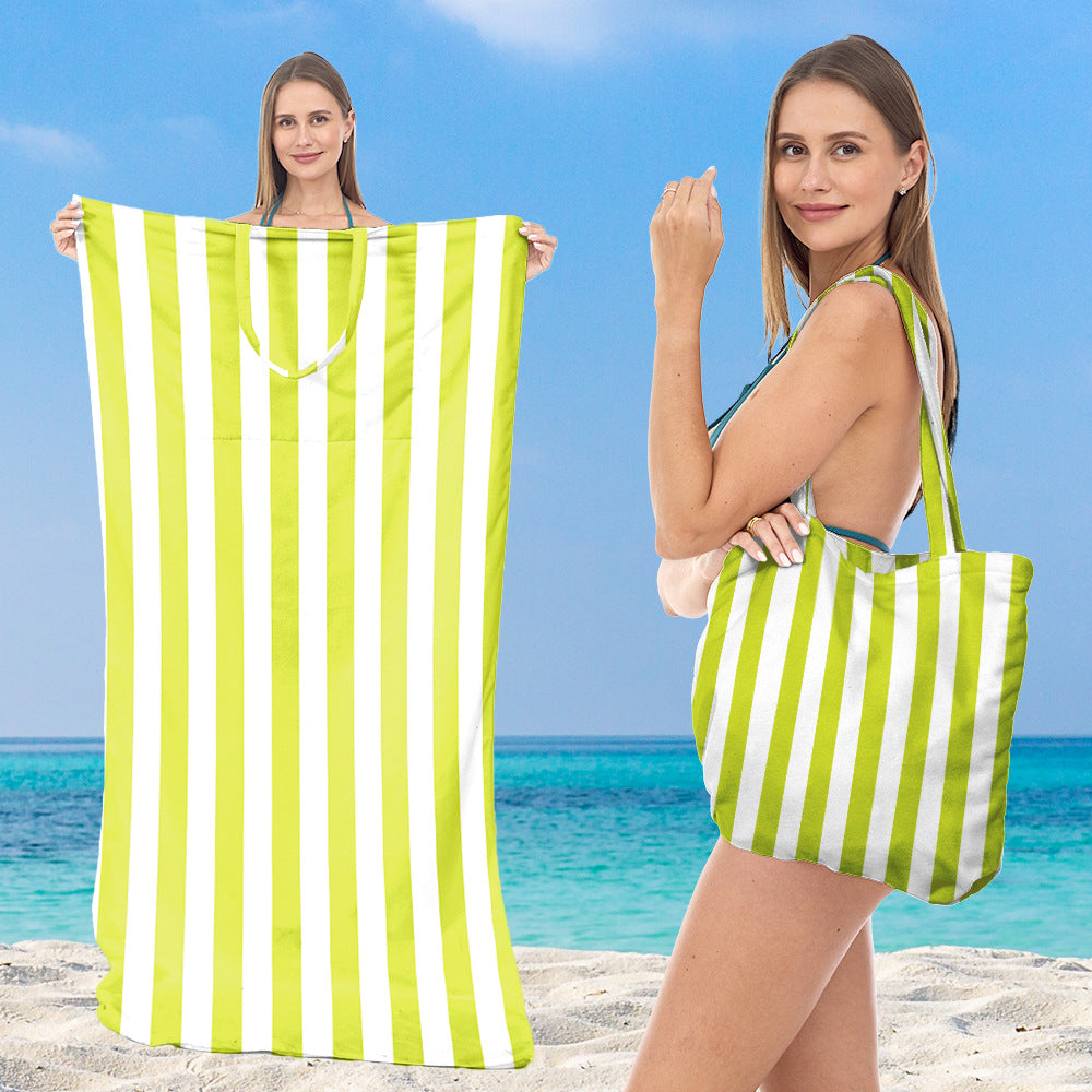 multifunktionale Stranddecke mit eingebauter Tragetasche Brehn