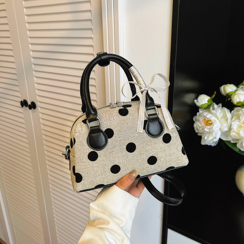 Verspielte Polka-Dot-Mini-Handtasche Brehn