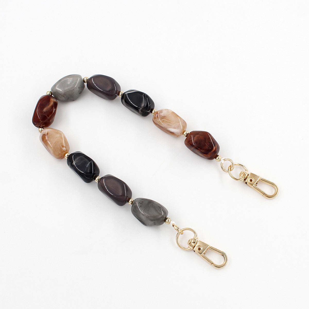 Chunky Beaded Brillen Kette Brehn