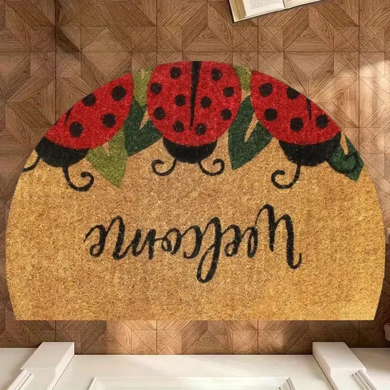 Dekorative Marienkäfer Fußmatte