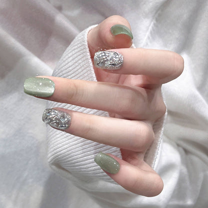 Premium Glitzernde Press-On Nagelerweiterungen Brehn