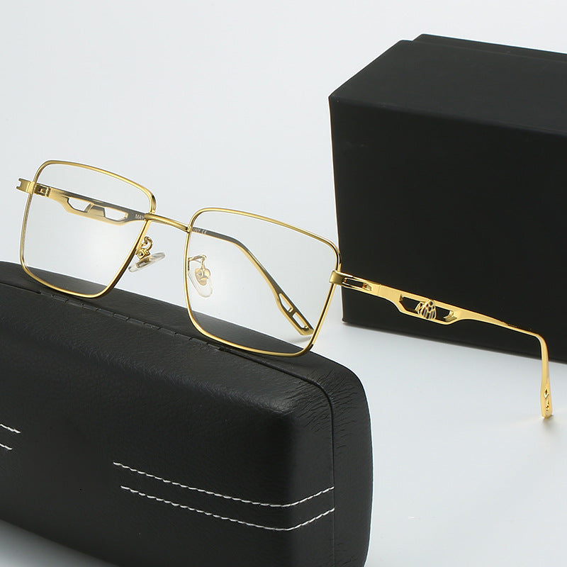 Damen Luxus Sonnenbrille mit markantem Geometrie-Rahmen und polarisierten Gläsern Brehn