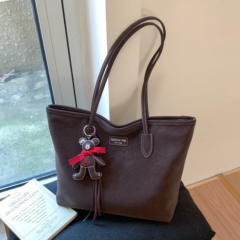 Elegante Kunstleder Tote Bag Brehn