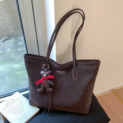 Elegante Kunstleder Tote Bag Brehn