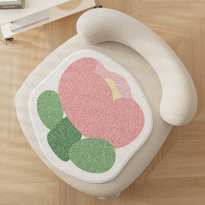 Acorn-Shaped Plush Chair Seat Cushion Pad with High-Pile Tufted Surface