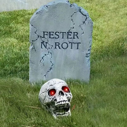 Dekorative Totenkopfstatue