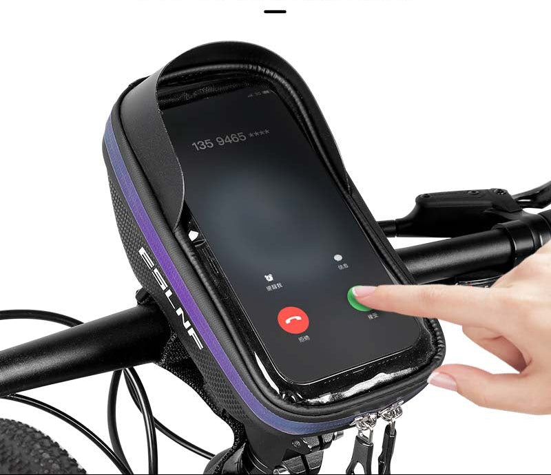 hartshell wasserdichte Lenkertasche mit Touchscreen-Befestigung Brehn