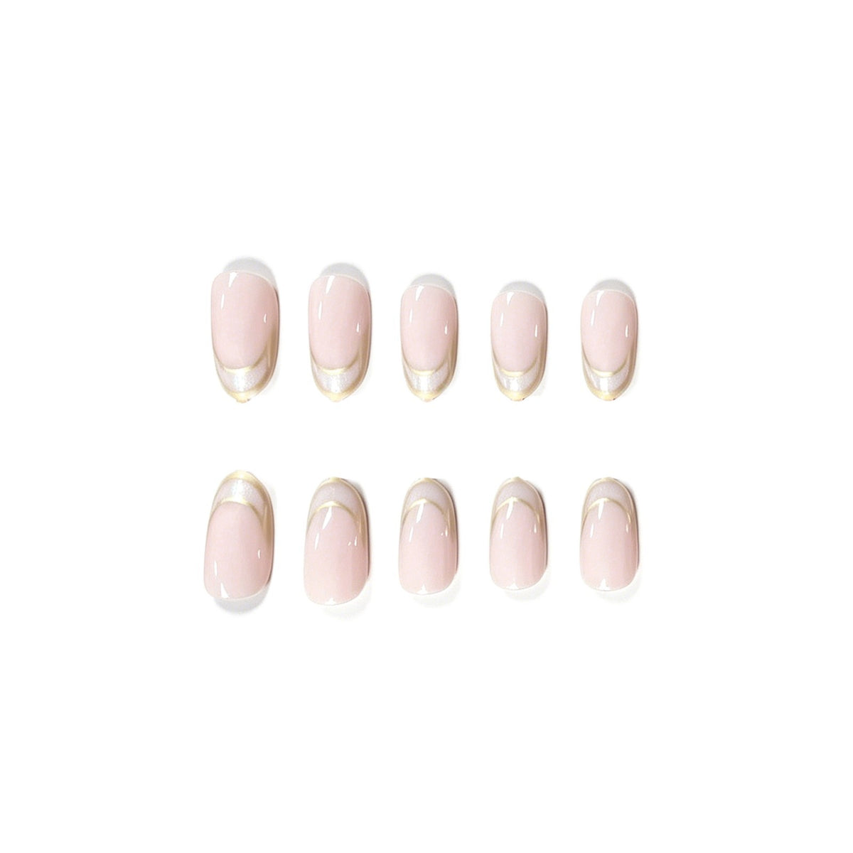 Stylische French Tip Acryl Nagelverstärkungen Brehn