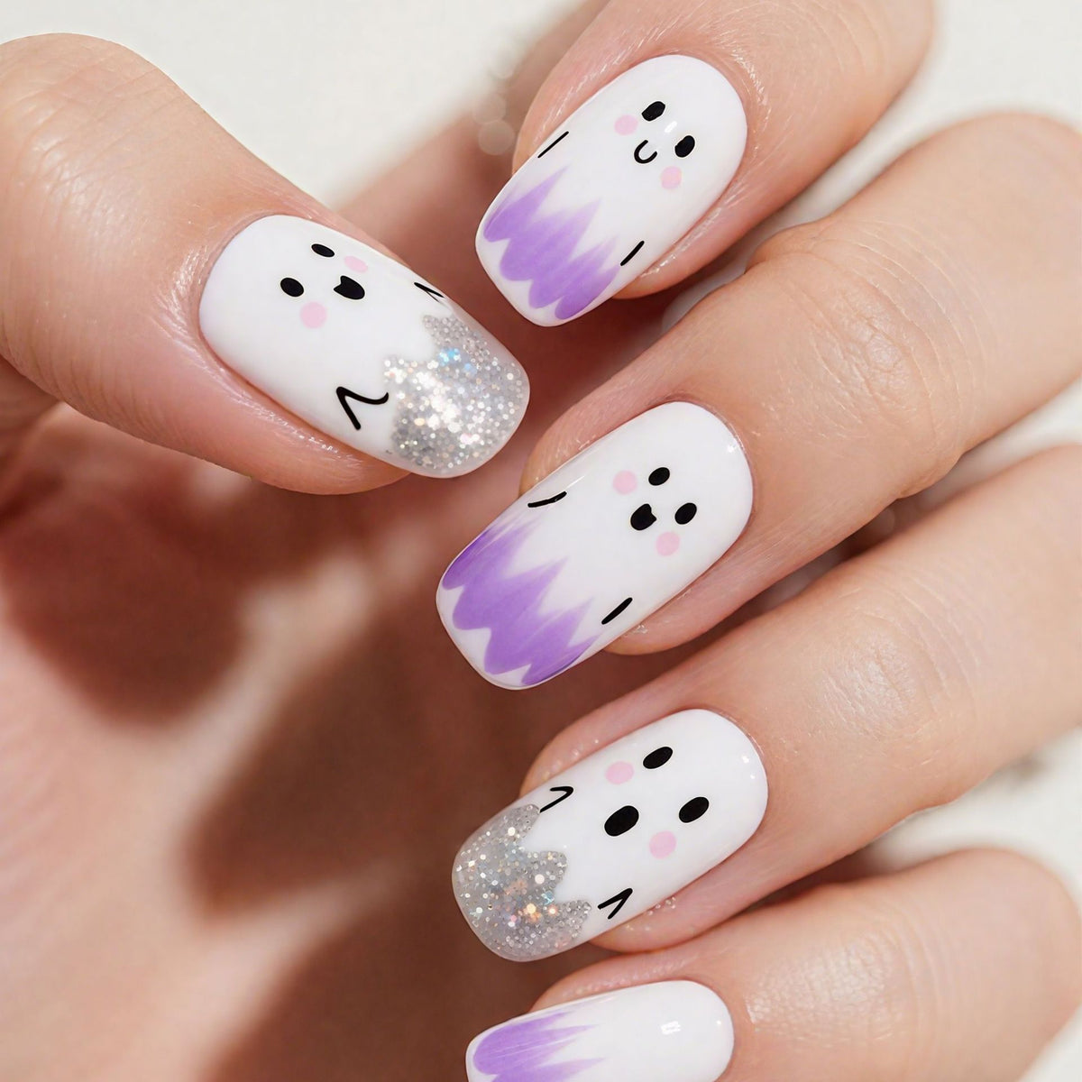 Gothic Floral Nagelkunst Design Brehn
