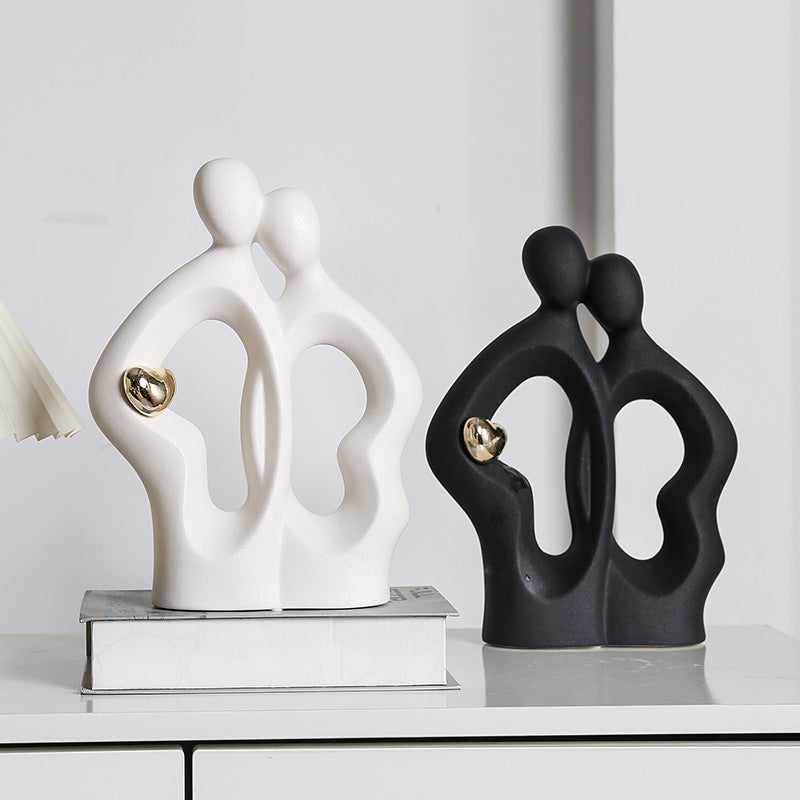 moderne und stilvolle Tischskulptur Brehn