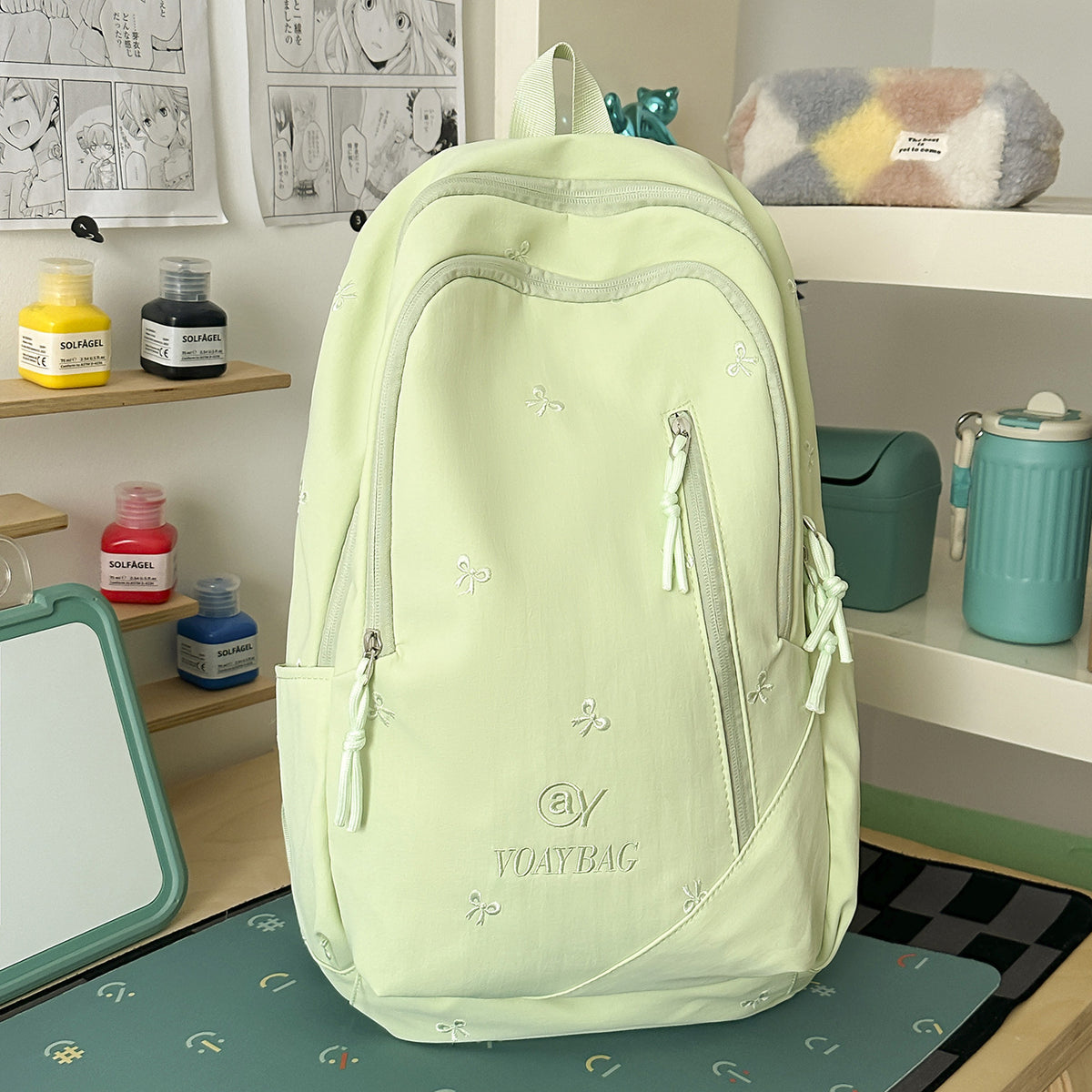 Stylische bestickte Rucksack Brehn 1791205781
