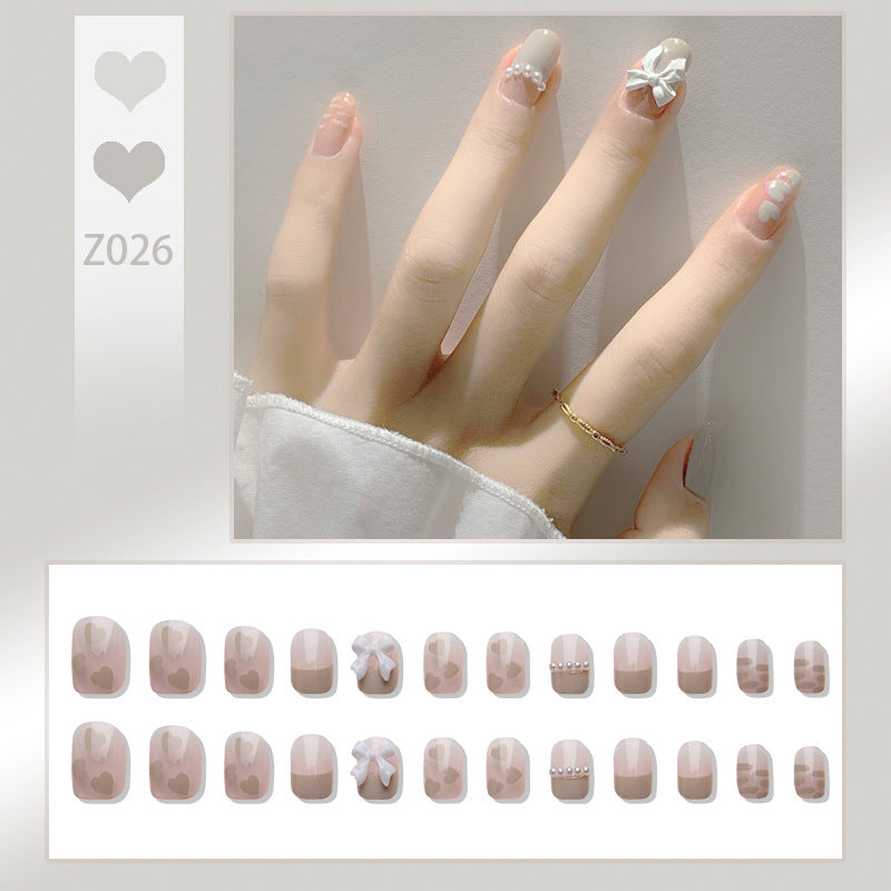 Herz-Themen Press-On Nagelset
