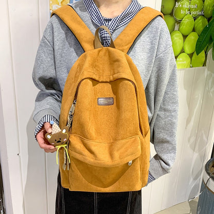 Stylische Wildleder-Rucksack Brehn